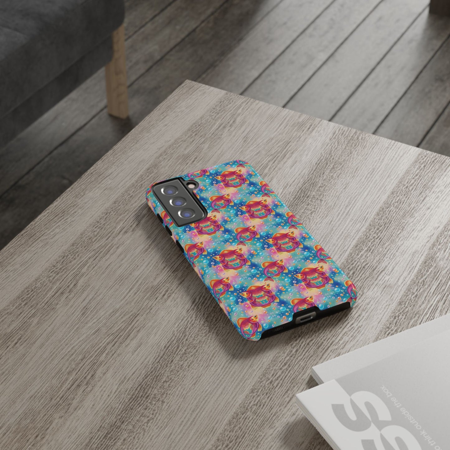 Tough Cases, Pisces, Zodiac v1, Bubble Pattern
