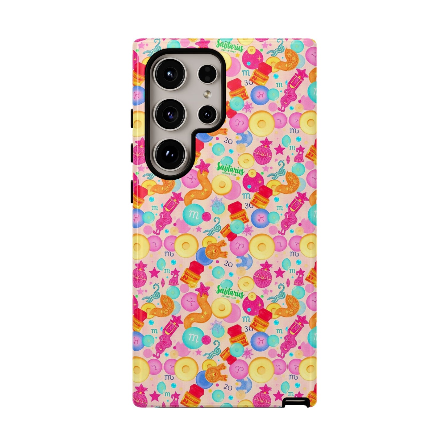 Tough Cases, Sagittarius, Zodiac v2, Bubble Pattern