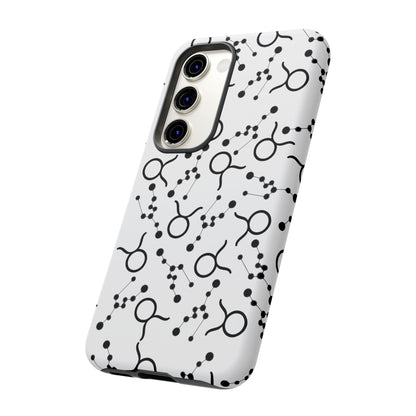 Tough Cases with the Taurus Zodiac sign for iPhone, Samsung Galaxy, and Google Pixel devices