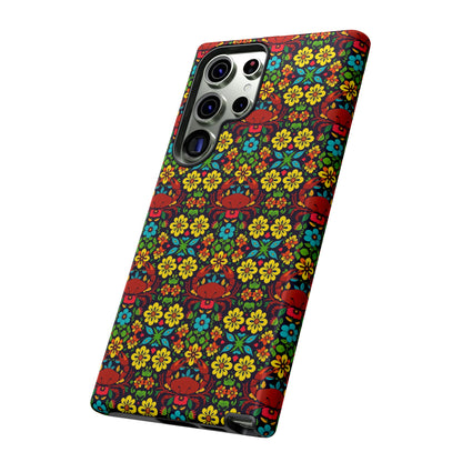 Tough Cases, Cancer, Zodiac v2, Flower Pattern