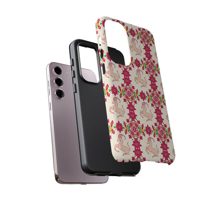 Tough Cases, Capricorn, Zodiac v3, Flower Pattern