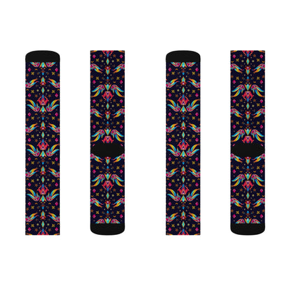 Sublimation Socks, Virgo, Zodiac v4, Jewel Pattern