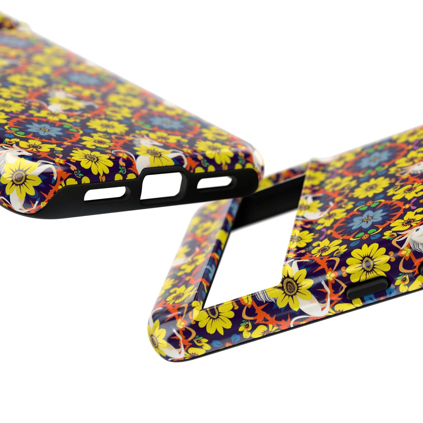 Tough Cases, Aquarius, Zodiac v3, Flower Pattern