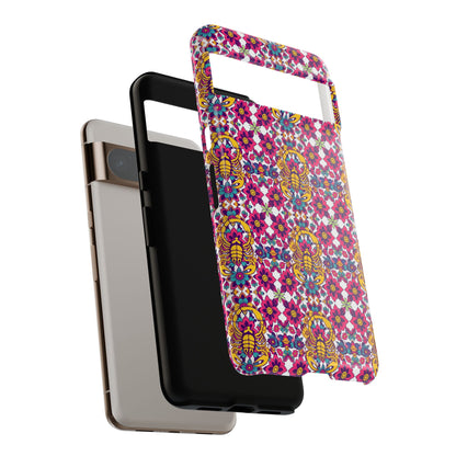 Tough Cases, Scorpio, Zodiac v2, Flower Pattern