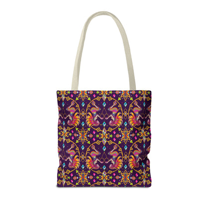 Tote Bag (AOP), Gemini, Zodiac, Jewel Pattern