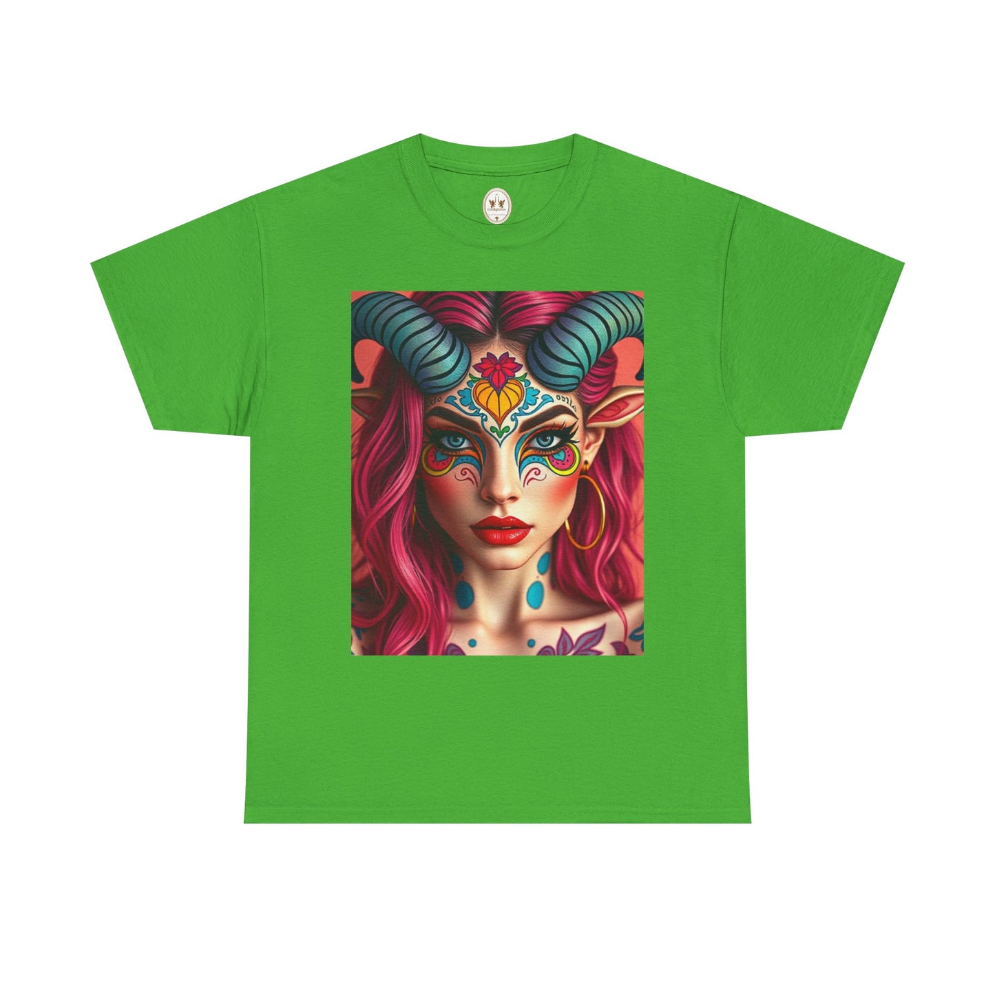 Unisex Heavy Cotton T-Shirt, Taurus, Zodiac, Sexy Art