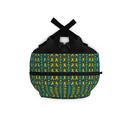 Backpack, Leo, Zodiac v1, Shapes Pattern