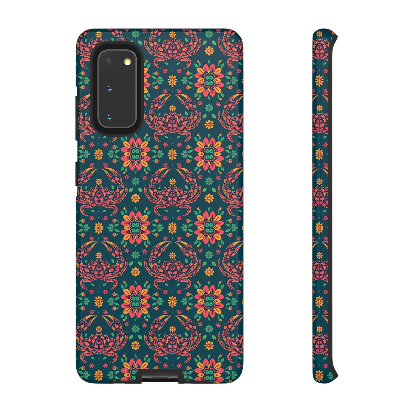 Tough Cases, Cancer, Zodiac v4, Flower Pattern