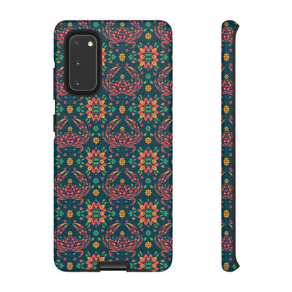 Tough Cases, Cancer, Zodiac v4, Flower Pattern