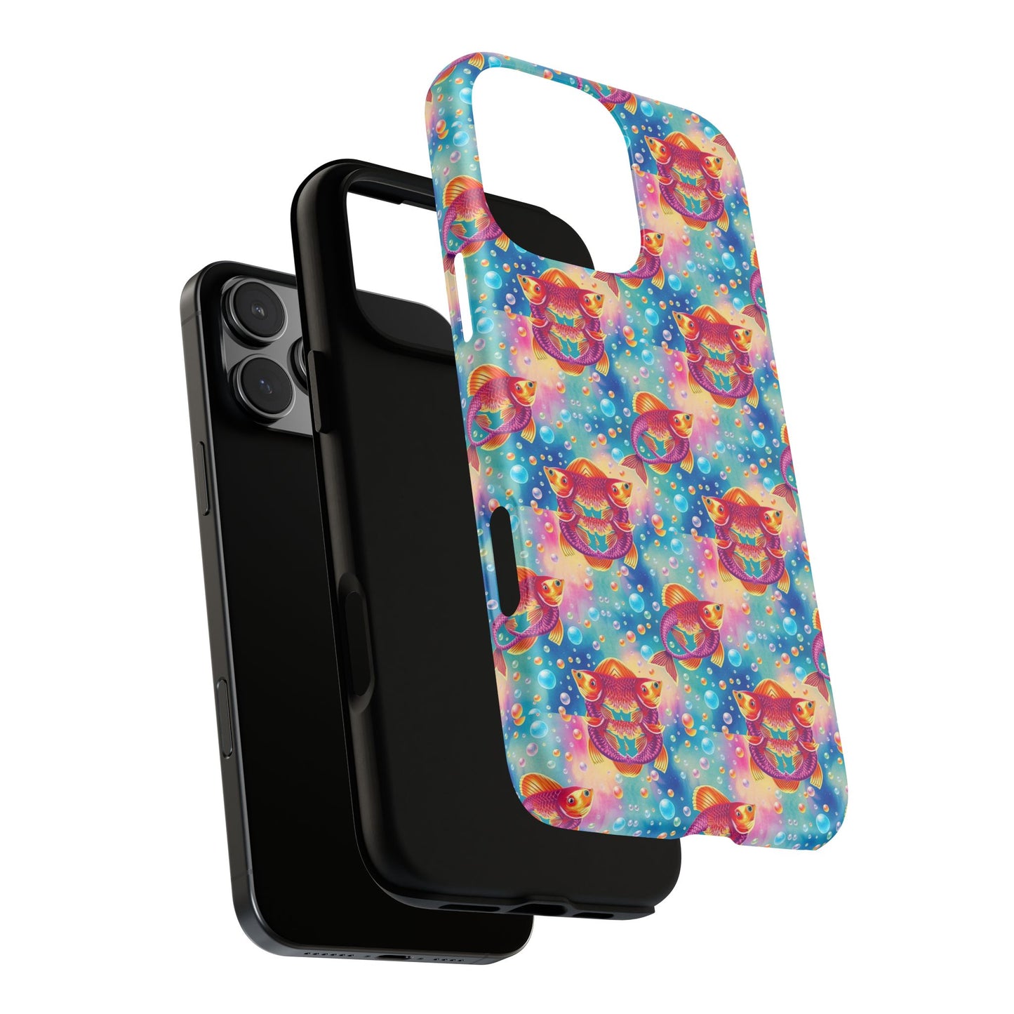 Tough Cases, Pisces, Zodiac v1, Bubble Pattern