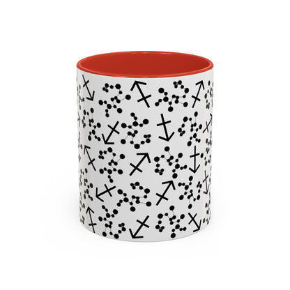 Accent Coffee Mug with the Sagittarius sign (11, 15oz)