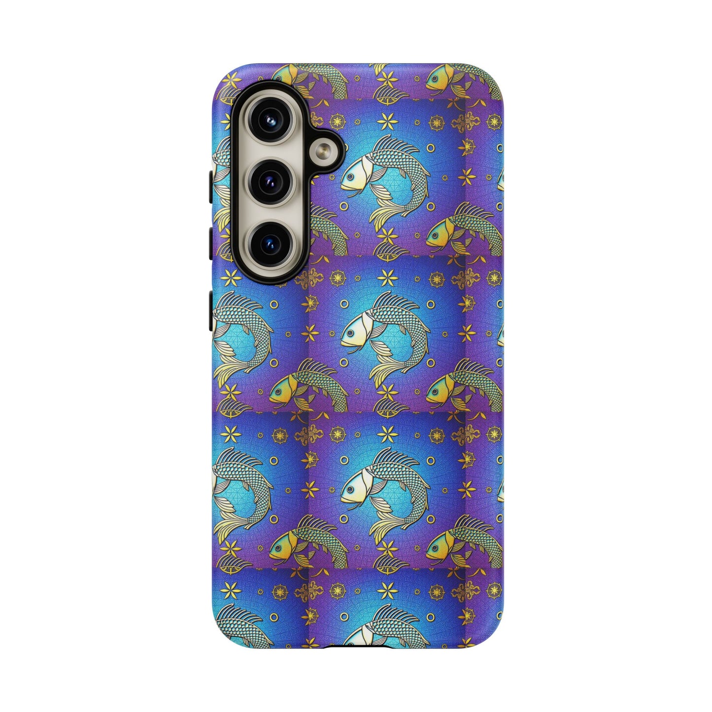 Tough Cases, Pisces, Zodiac v2, Metal Pattern