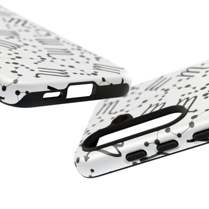 Tough Cases with the Scorpio Zodiac sign for iPhone, Samsung Galaxy, and Google Pixel devices