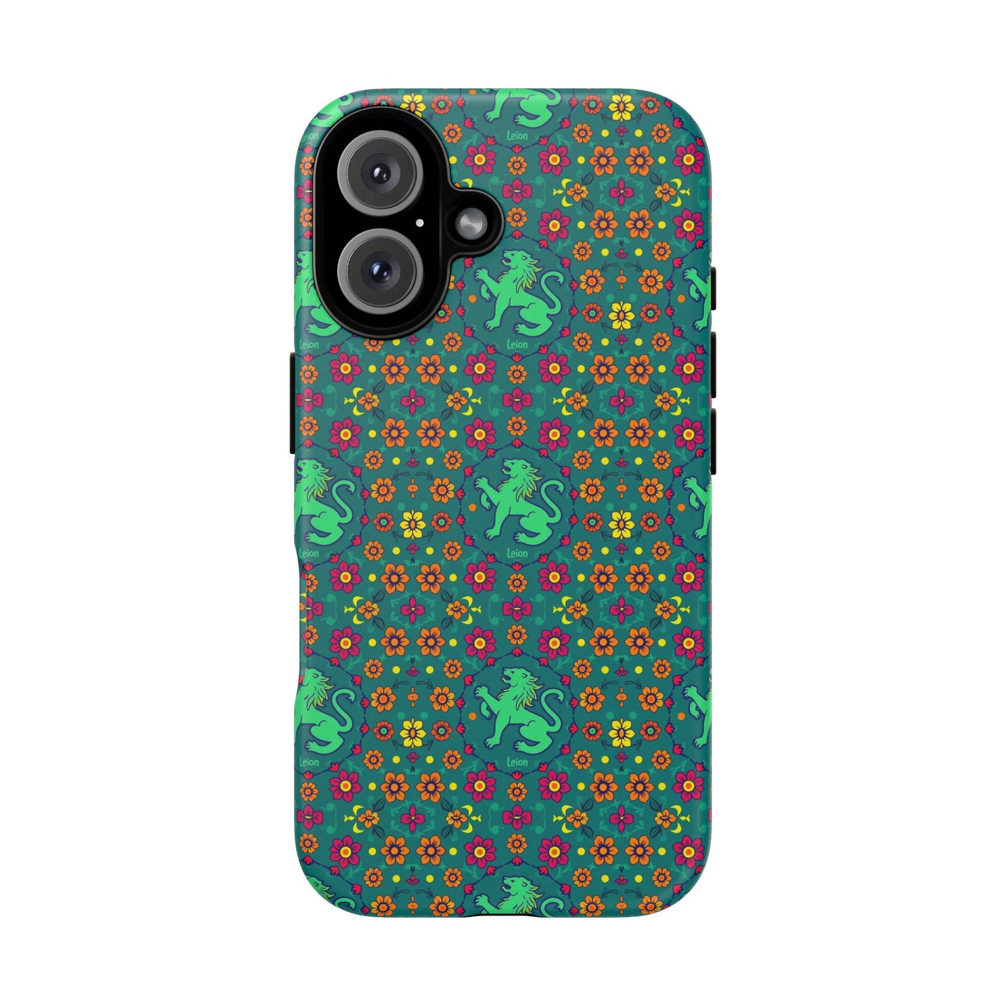 Tough Cases, Leo, Zodiac v3, Flower Pattern