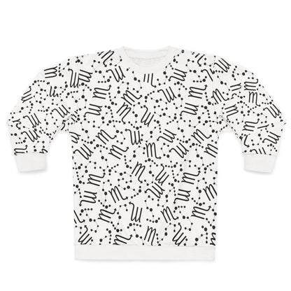 Zodiac AOP Unisex Sweatshirt Scorpio Zodiac Sign