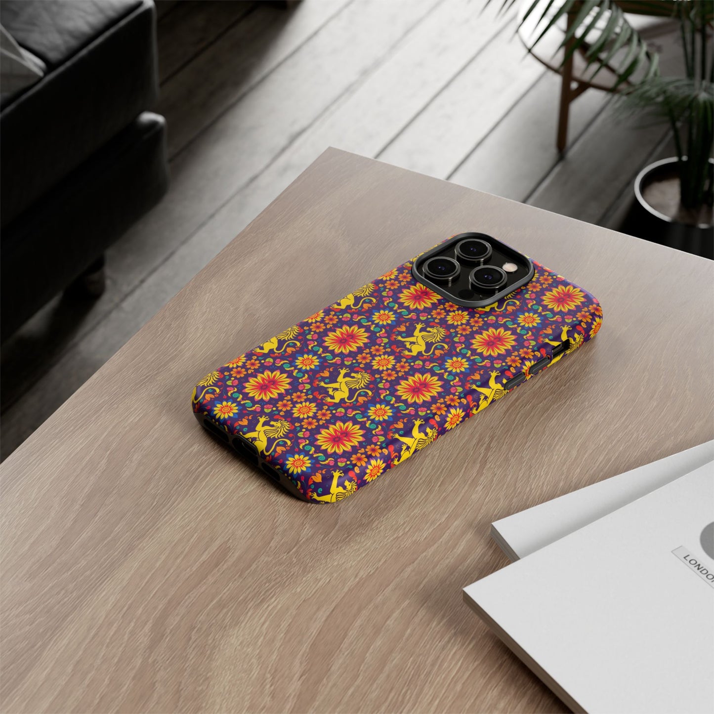 Tough Cases, Leo, Zodiac, Flower Pattern