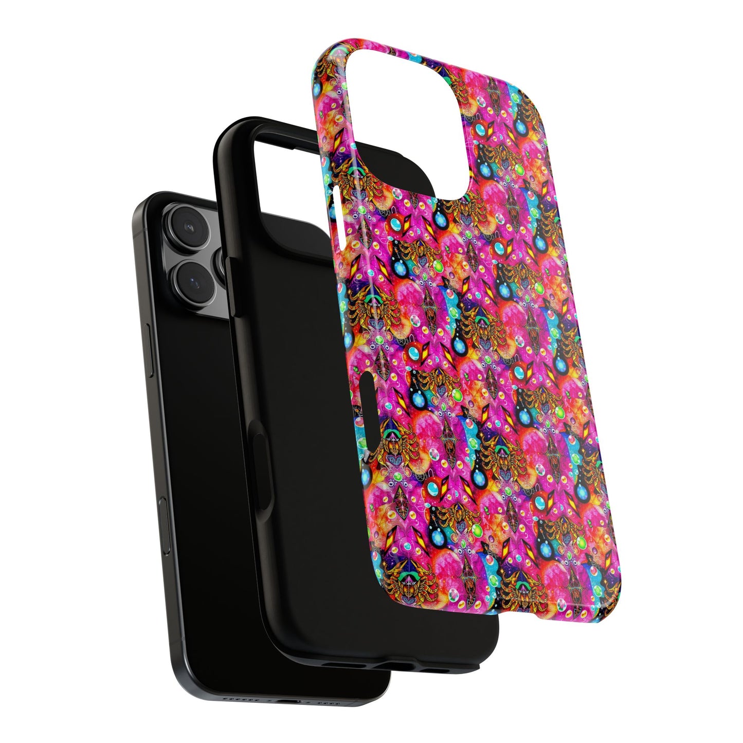 Tough Cases, Scorpio, Zodiac v1, Bubble Pattern