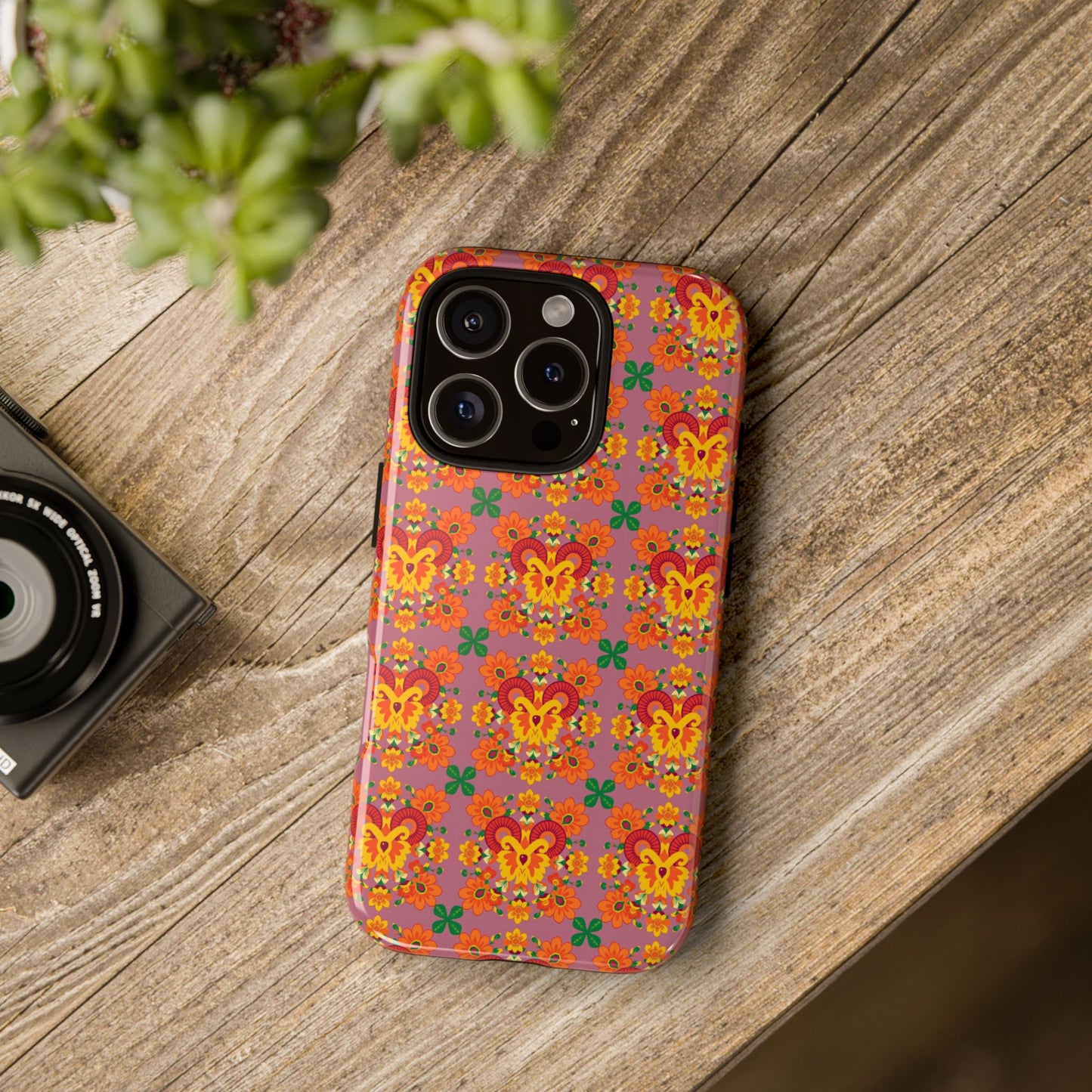 Tough Cases, Aries, Zodiac v1, Flower Pattern