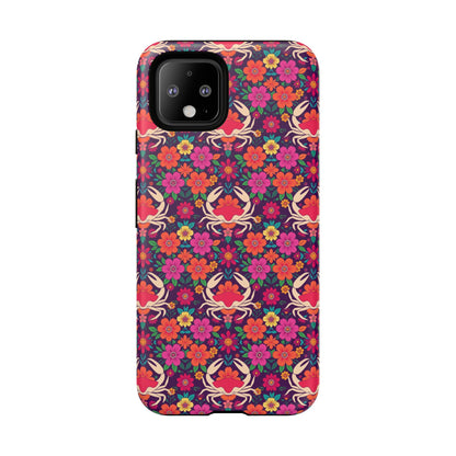Tough Cases, Cancer, Zodiac v1, Flower Pattern
