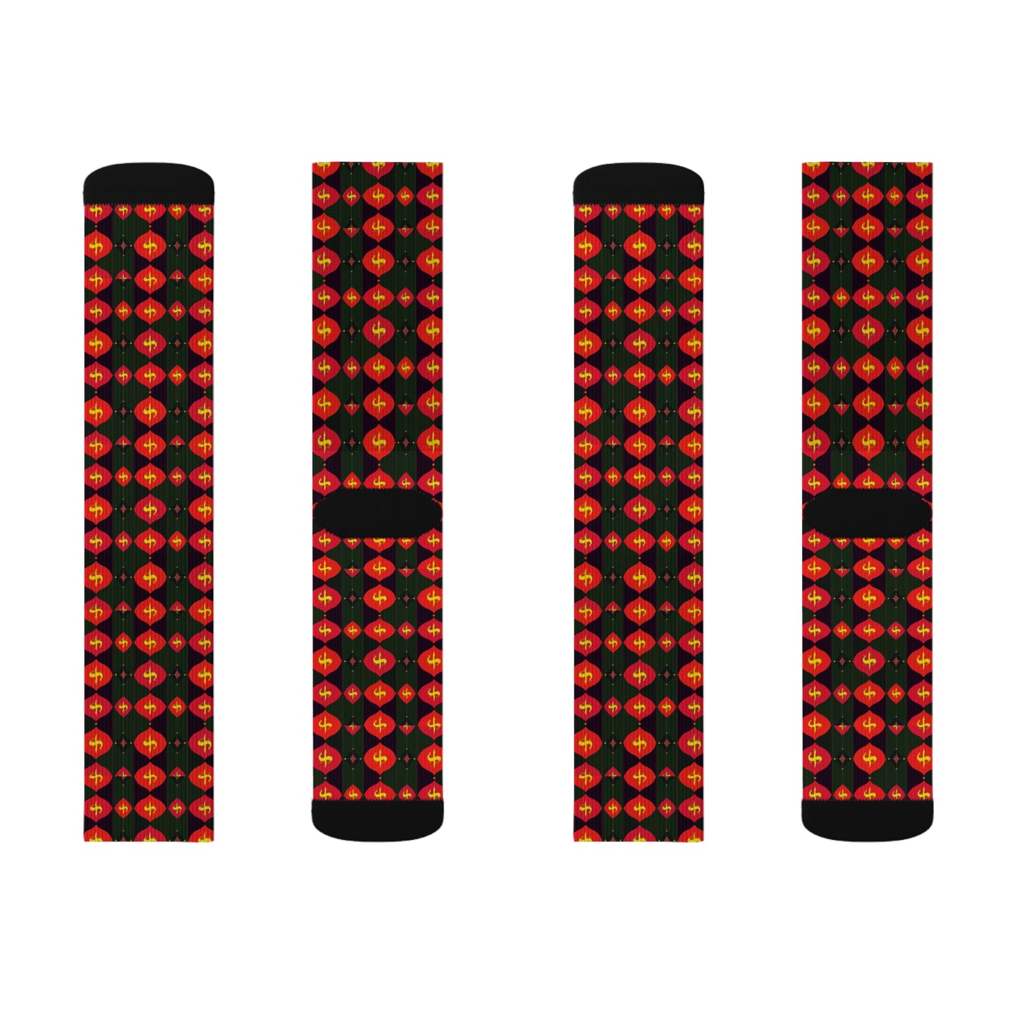Sublimation Socks, Sagittarius, Zodiac v1, Shapes Pattern