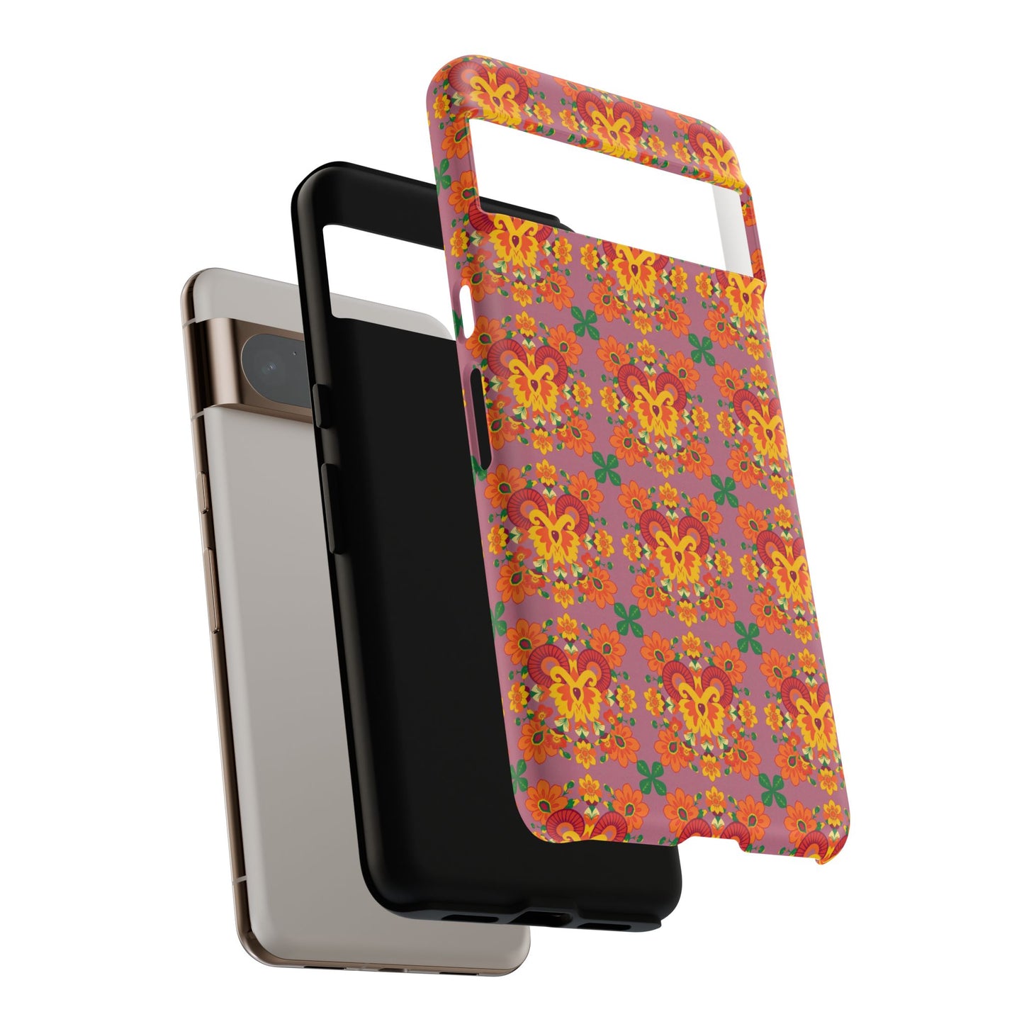Tough Cases, Aries, Zodiac v1, Flower Pattern