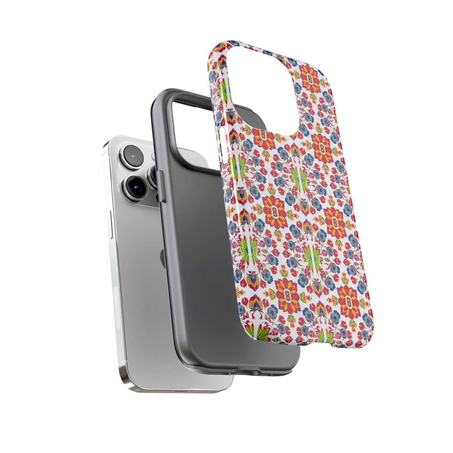 Tough Cases, Libra, Zodiac v1, Flower Pattern