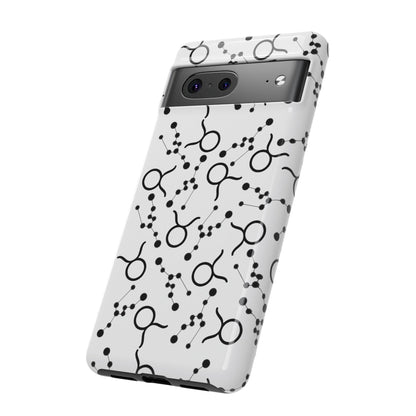 Tough Cases with the Taurus Zodiac sign for iPhone, Samsung Galaxy, and Google Pixel devices