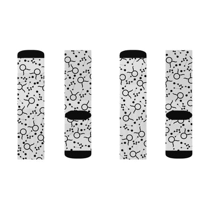 Zodiac Sublimation Socks Taurus Zodiac sign