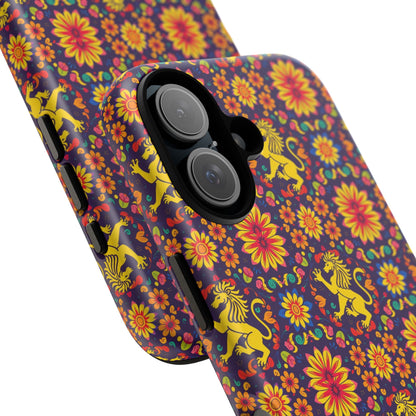 Tough Cases, Leo, Zodiac, Flower Pattern