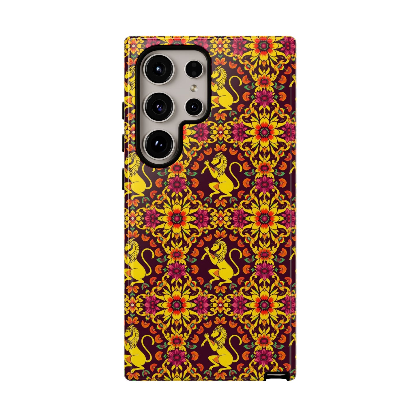 Tough Cases, Virgo, Zodiac v1, Flower Pattern