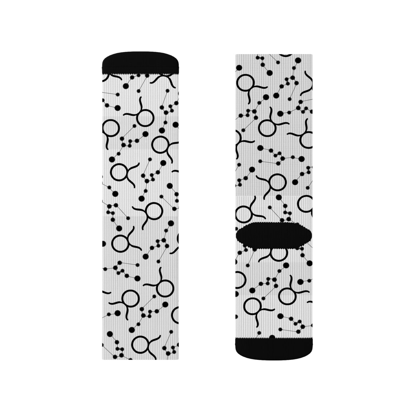 Zodiac Sublimation Socks Taurus Zodiac sign