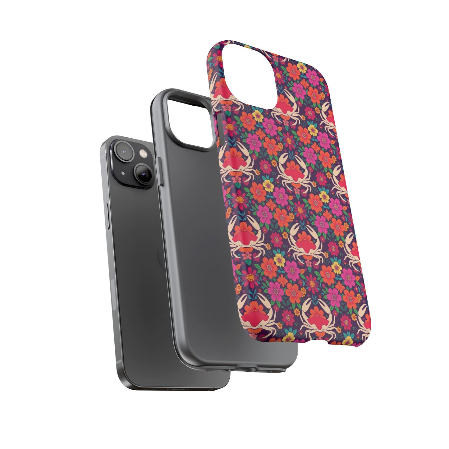 Tough Cases, Cancer, Zodiac v1, Flower Pattern