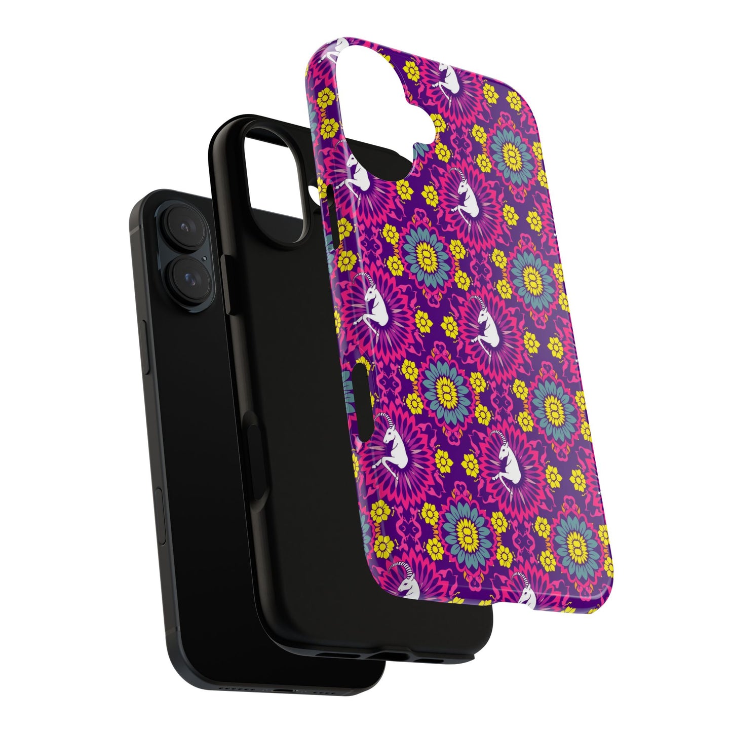 Tough Cases, Capricorn, Zodiac, Flower Pattern