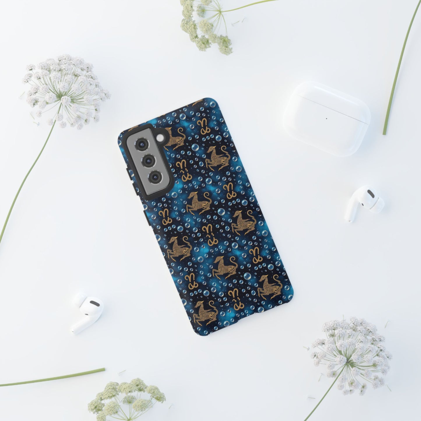 Tough Cases, Capricorn, Zodiac, Bubble Pattern