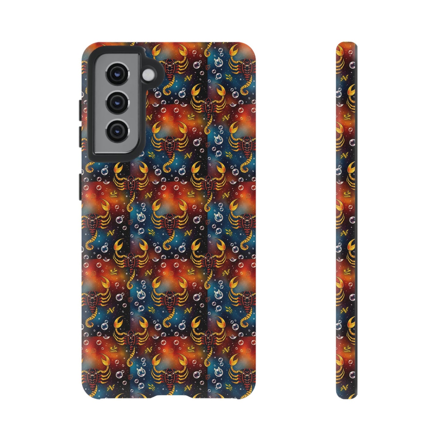 Tough Cases, Scorpio, Zodiac v2, Bubble Pattern