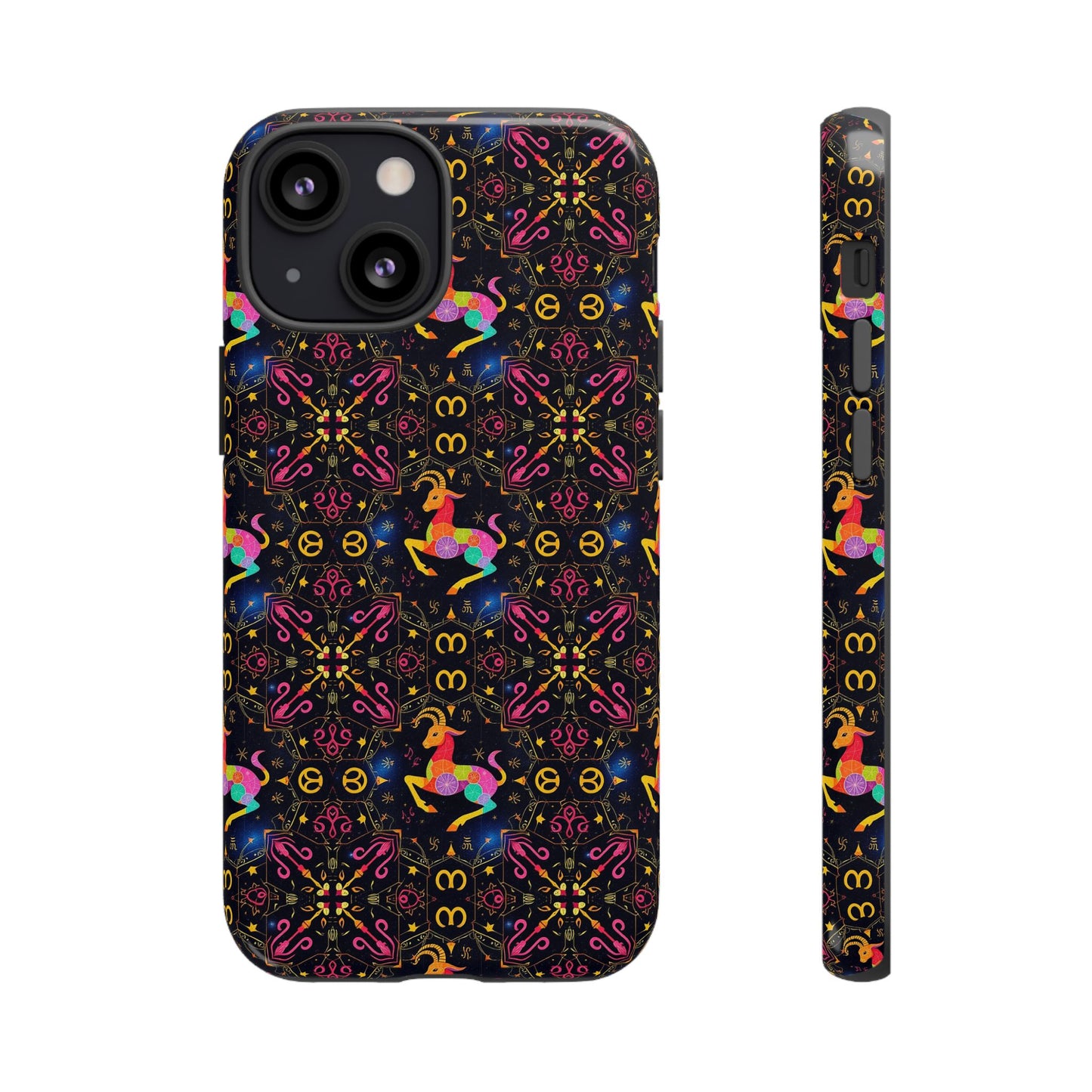 Tough Cases, Capricorn, Zodiac v2, Metal Pattern