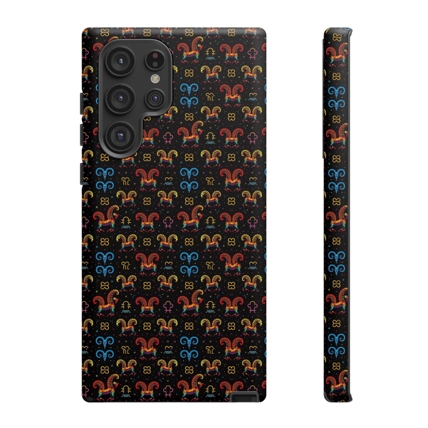 Tough Cases, Aries, Zodiac v1, Metal Pattern