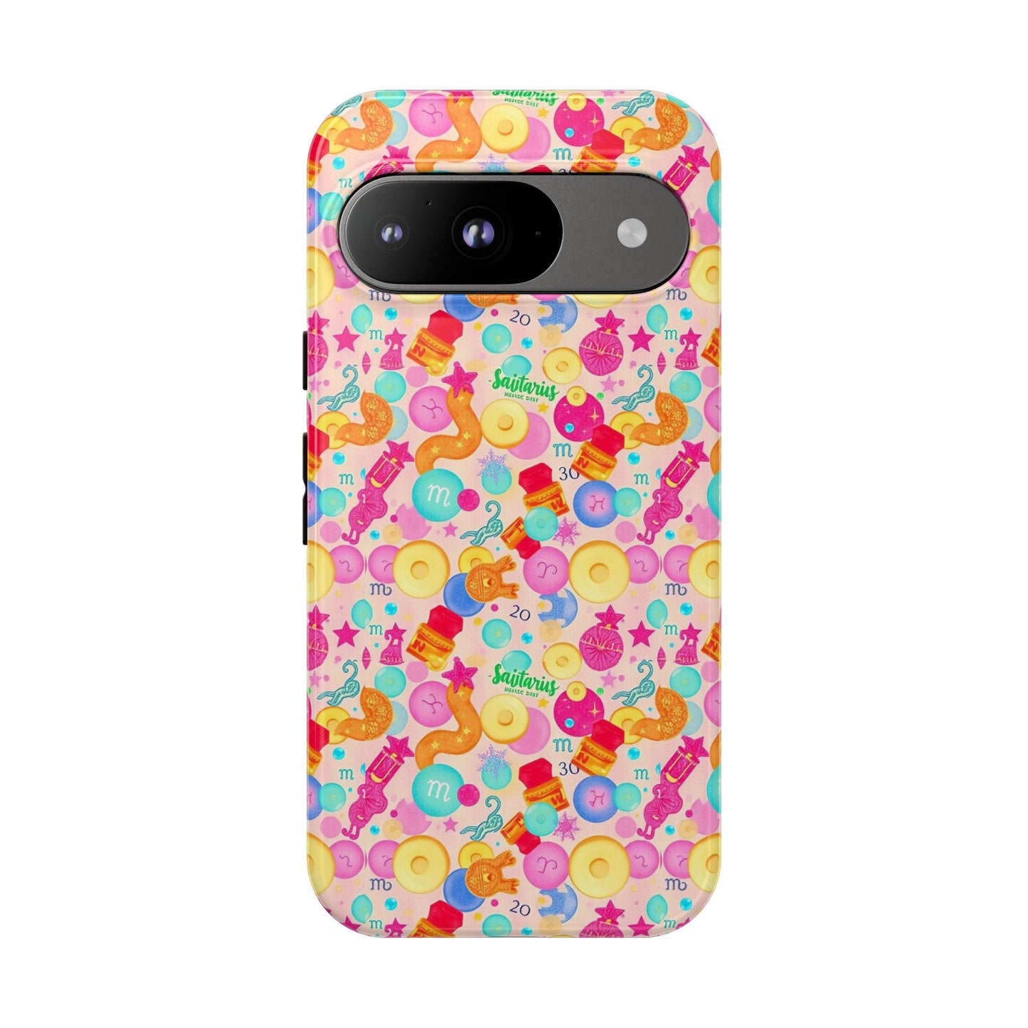 Tough Cases, Sagittarius, Zodiac v2, Bubble Pattern