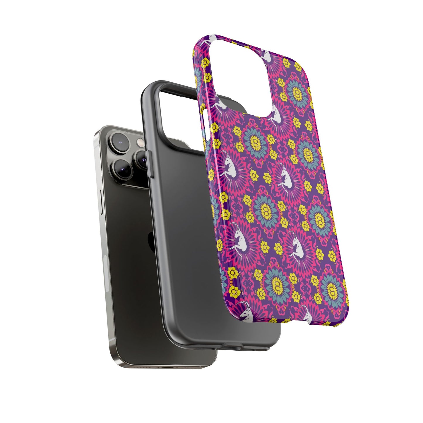Tough Cases, Capricorn, Zodiac, Flower Pattern