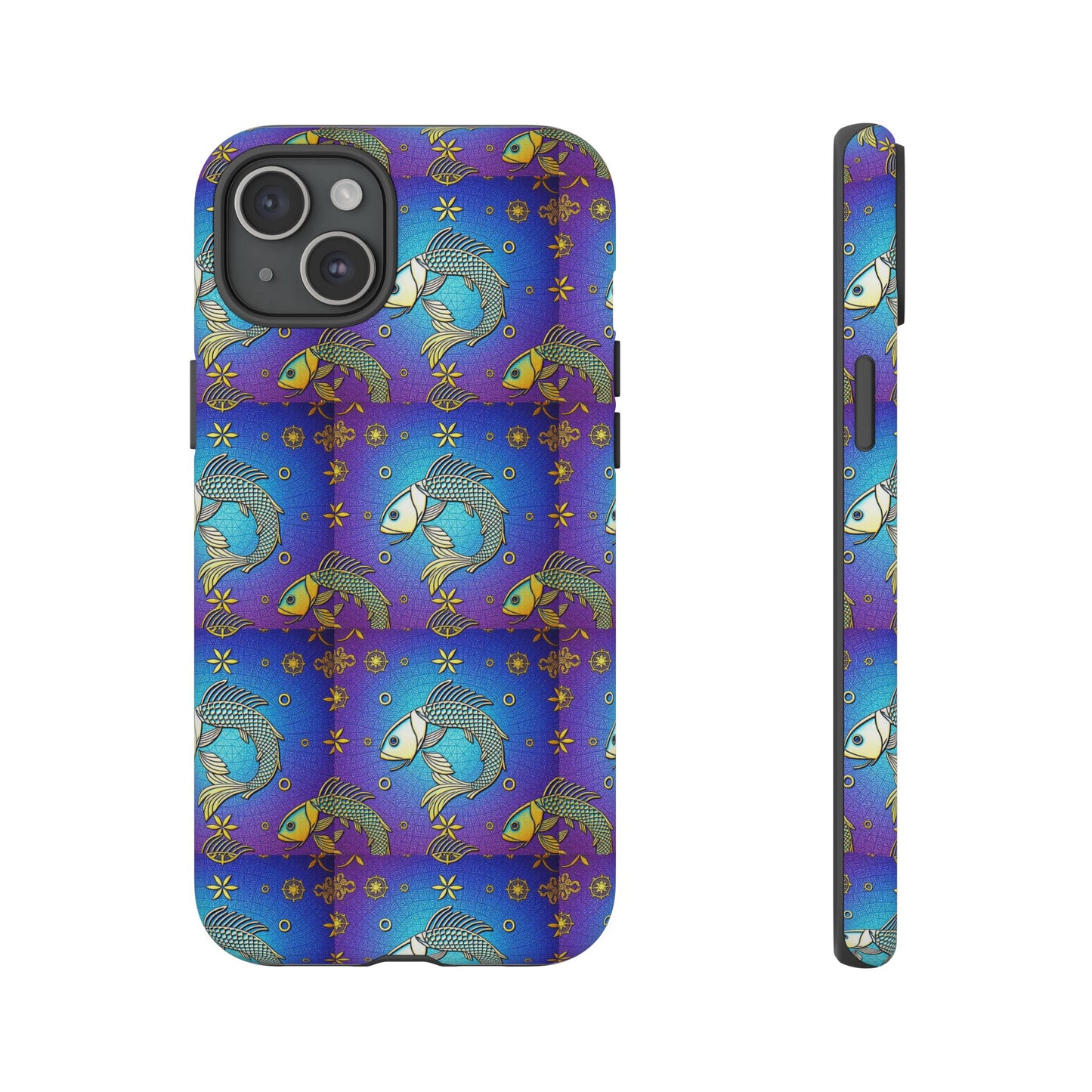 Tough Cases, Pisces, Zodiac v2, Metal Pattern