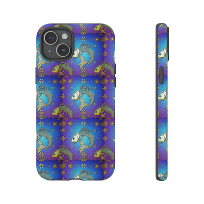 Tough Cases, Pisces, Zodiac v2, Metal Pattern