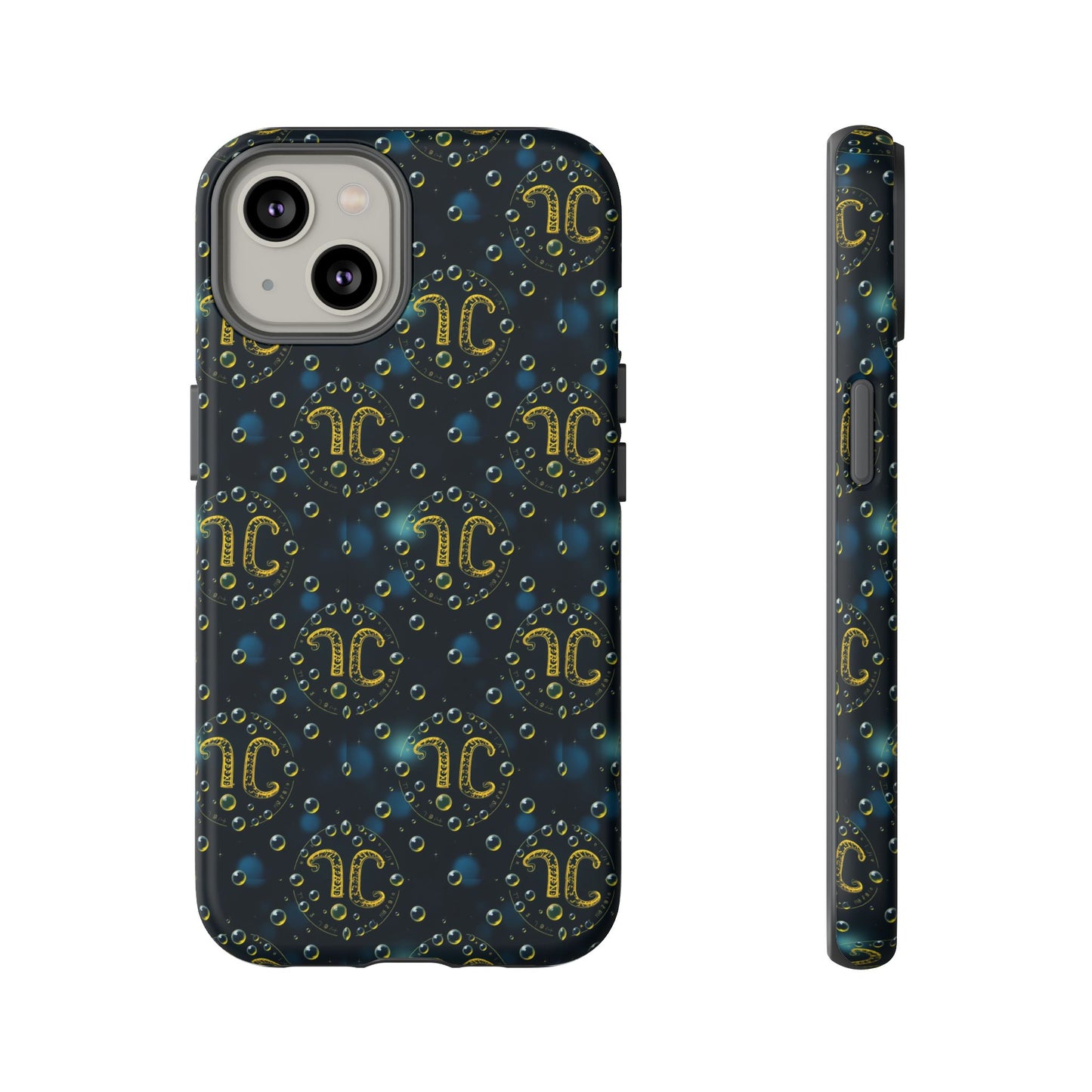 Tough Cases, Aquarius, Zodiac v2, Bubble Pattern