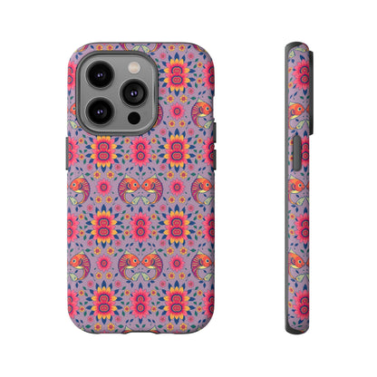 Tough Cases, Pisces, Zodiac v3, Flower Pattern