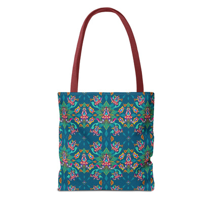 Tote Bag (AOP), Taurus, Zodiac v1, Jewel Pattern
