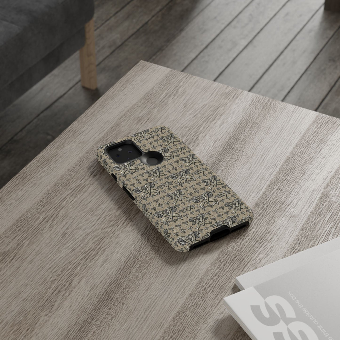 Tough Cases, Aries, Zodiac, Metal Pattern