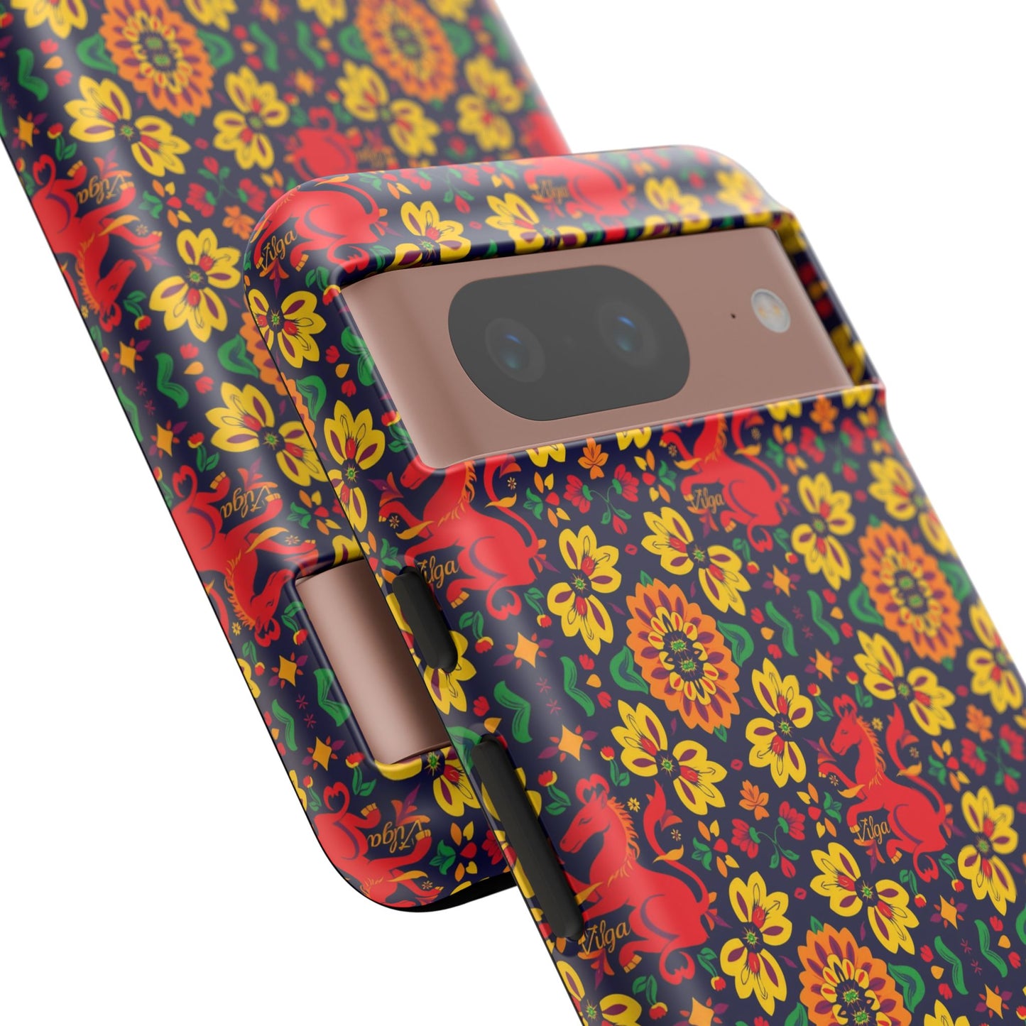 Tough Cases, Virgo, Zodiac v2, Flower Pattern