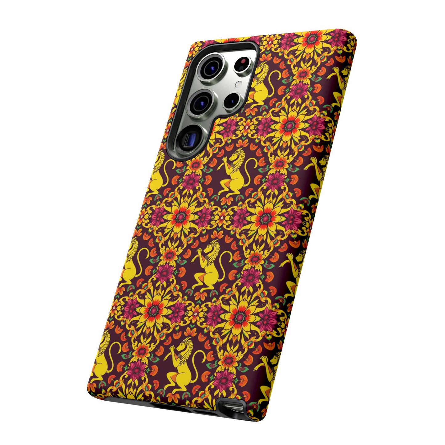 Tough Cases, Virgo, Zodiac v1, Flower Pattern