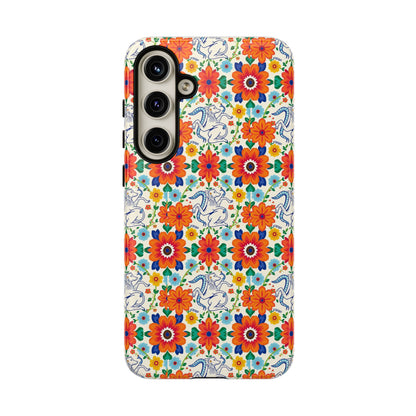 Tough Cases, Virgo, Zodiac v4, Flower Pattern