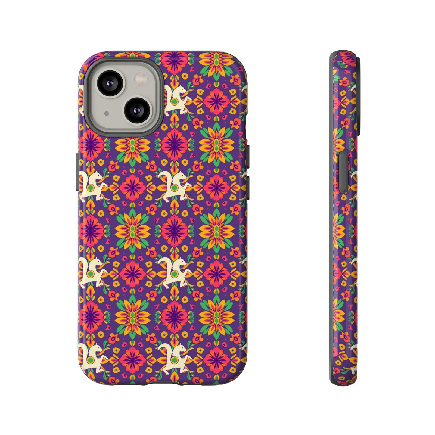 Tough Cases, Aquarius, Zodiac v1, Flower Pattern