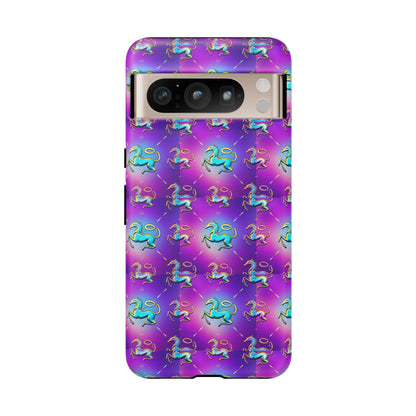 Tough Cases, Aquarius, Zodiac, Metal Pattern